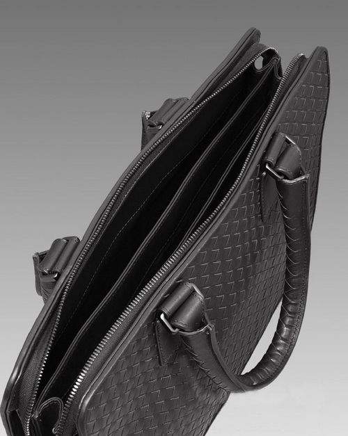 Bottega Veneta Men's briefcase 8314 Black - Click Image to Close